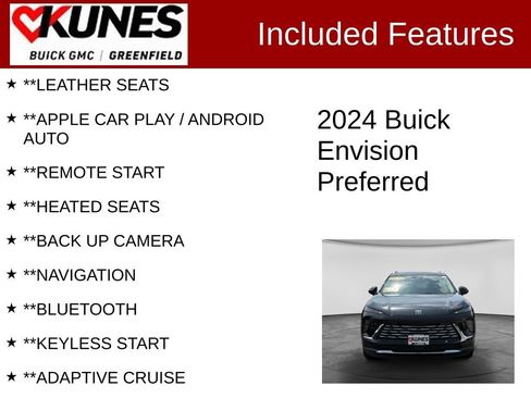 Used 2024 Buick Envision Preferred AWD/4WD image 2