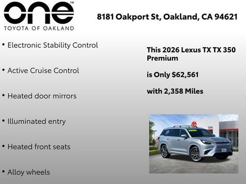 Used 2026 Lexus TX 350 AWD image 11