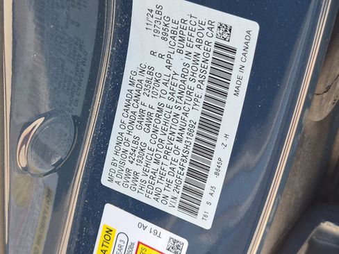 Certified 2025 Honda Civic Sport Touring image 22