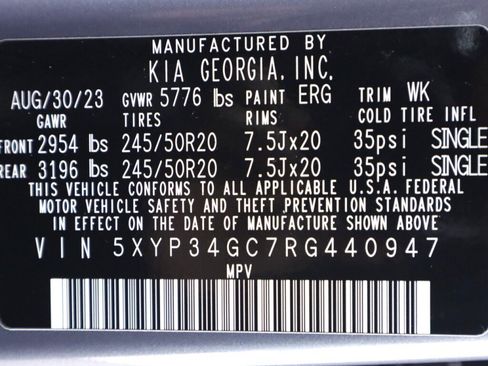 Used 2024 Kia Telluride EX w/ EX Captain's Chair Package FWD image 46