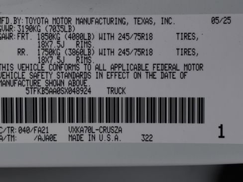 Used 2025 Toyota Tundra SR image 36