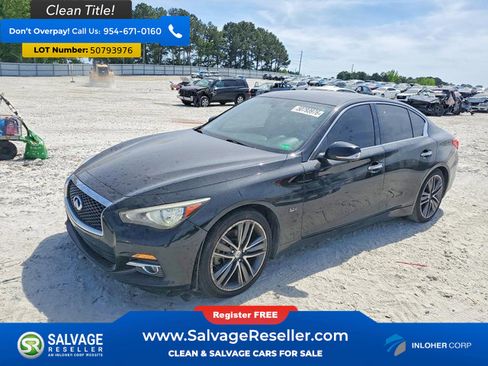 Used 2016 INFINITI Q50 3.0t Premium w/ Driver Assistance Package image 1