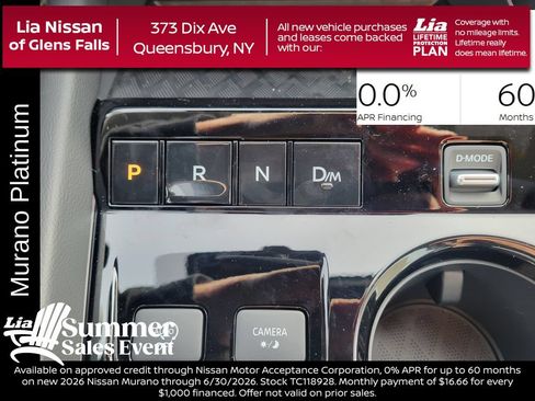 New 2026 Nissan Murano Platinum w/ Cargo Package AWD/4WD image 25