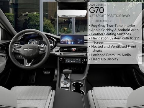 Certified 2026 Genesis G70 3.3T Sport Prestige RWD image 17