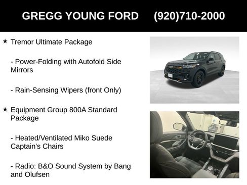 New 2026 Ford Explorer Tremor w/ Tremor Ultimate Package AWD/4WD image 13
