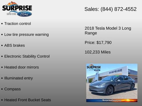 Used 2018 Tesla Model 3 Long Range RWD image 12