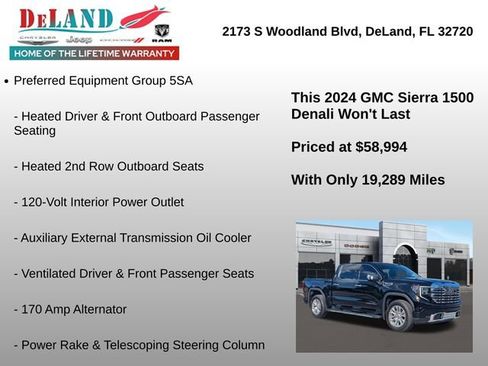 Used 2024 GMC Sierra 1500 Denali w/ Technology Package image 25