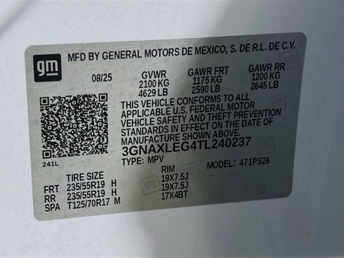 New 2026 Chevrolet Equinox RS w/ Safety and Technology Package image 31