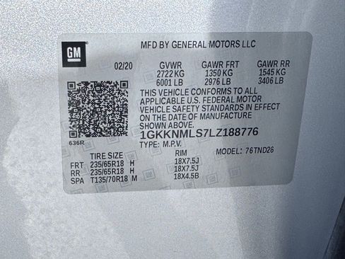 Used 2020 GMC Acadia SLT FWD image 45