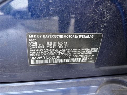 Used 2020 BMW 330i Sedan w/ Driving Assistance Package RWD image 37