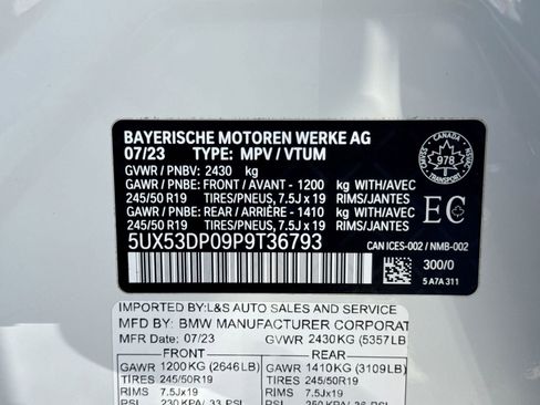 Used 2023 BMW X3 xDrive30i AWD/4WD image 37