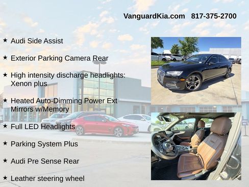 Used 2018 Audi A4 2.0T Ultra Premium Plus w/ Premium Plus Package FWD image 12