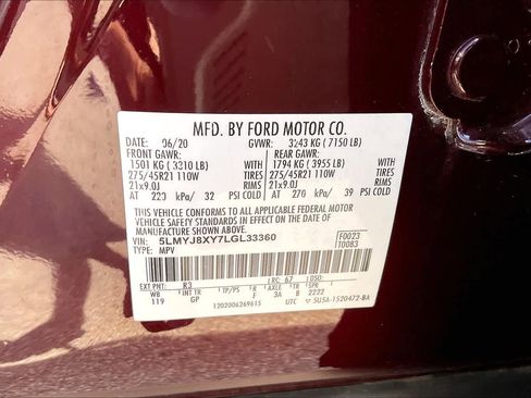 Used 2020 Lincoln Aviator Grand Touring w/ Equipment Group 301A image 36