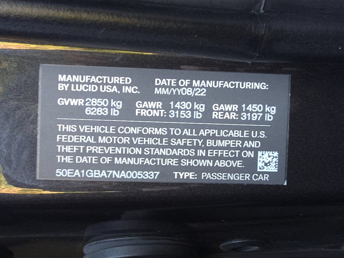 Used 2022 Lucid Air Grand Touring AWD/4WD image 65