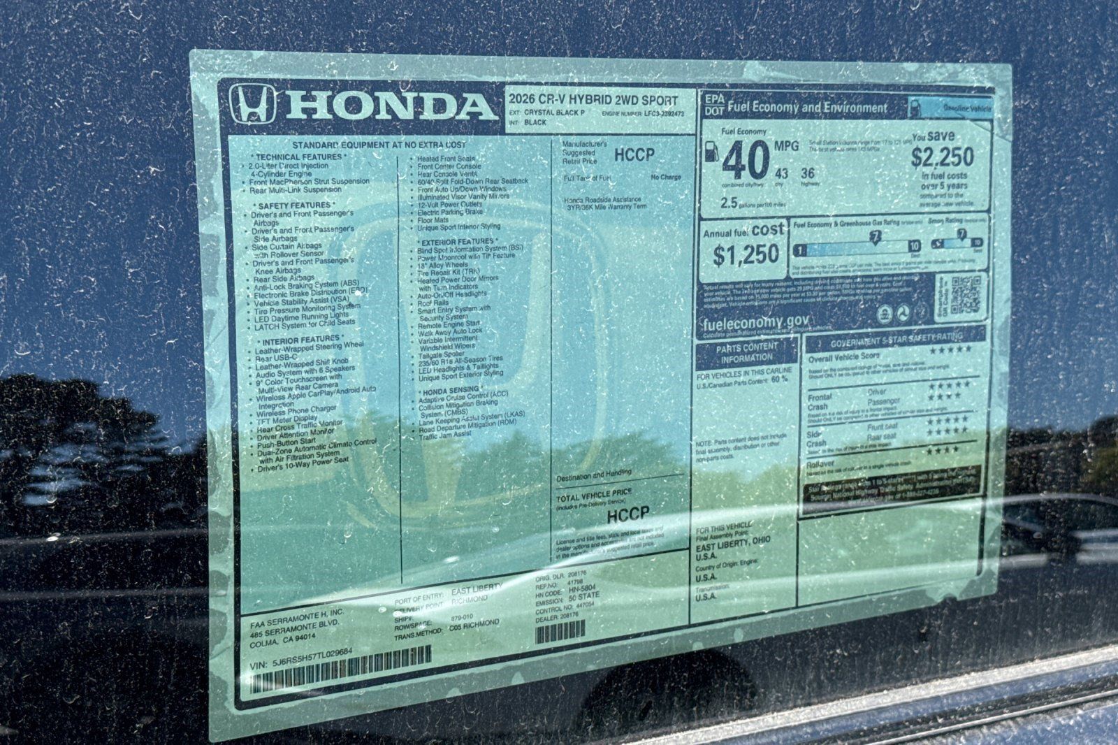 Used 2026 Honda CR-V Sport image 33
