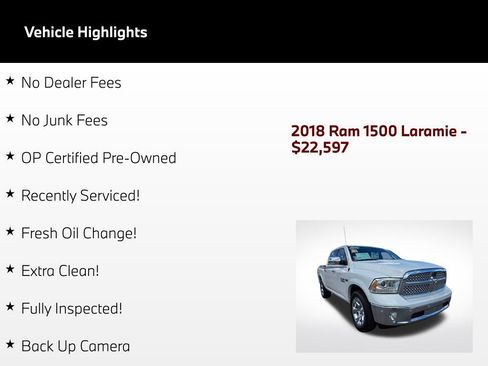 Used 2018 RAM 1500 Laramie RWD image 3