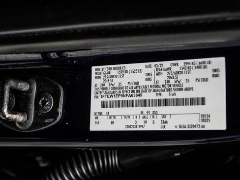 Used 2022 Ford F150 XLT w/ Equipment Group 302A High AWD/4WD image 41