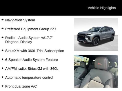 Used 2026 Chevrolet Traverse Z71 AWD/4WD image 7