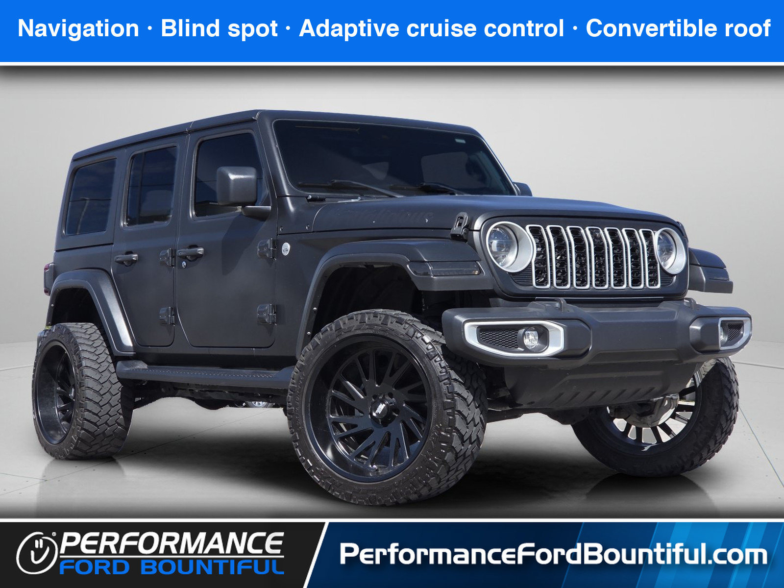 Used 2024 Jeep Wrangler Unlimited Sahara w/ Technology Group AWD/4WD image 1