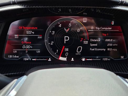 Used 2023 Chevrolet Corvette Stingray Preferred Cpe w/ Engine Appearance Package RWD image 28