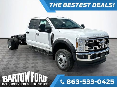 New 2025 Ford F550 4x4 Crew Cab Super Duty w/ XL Chrome Package image 1