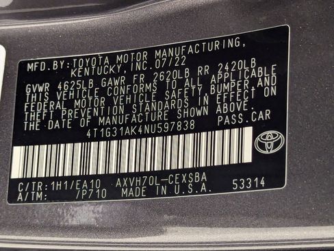 Used 2022 Toyota Camry SE image 17