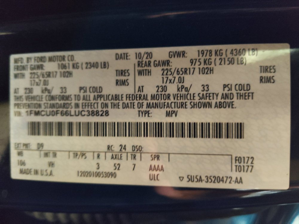 Used 2020 Ford Escape S FWD image 33