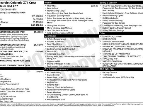 Used 2023 Chevrolet Colorado Z71 w/ Z71 Convenience Package 2 AWD/4WD image 19