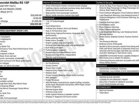 Used 2023 Chevrolet Malibu RS image 30