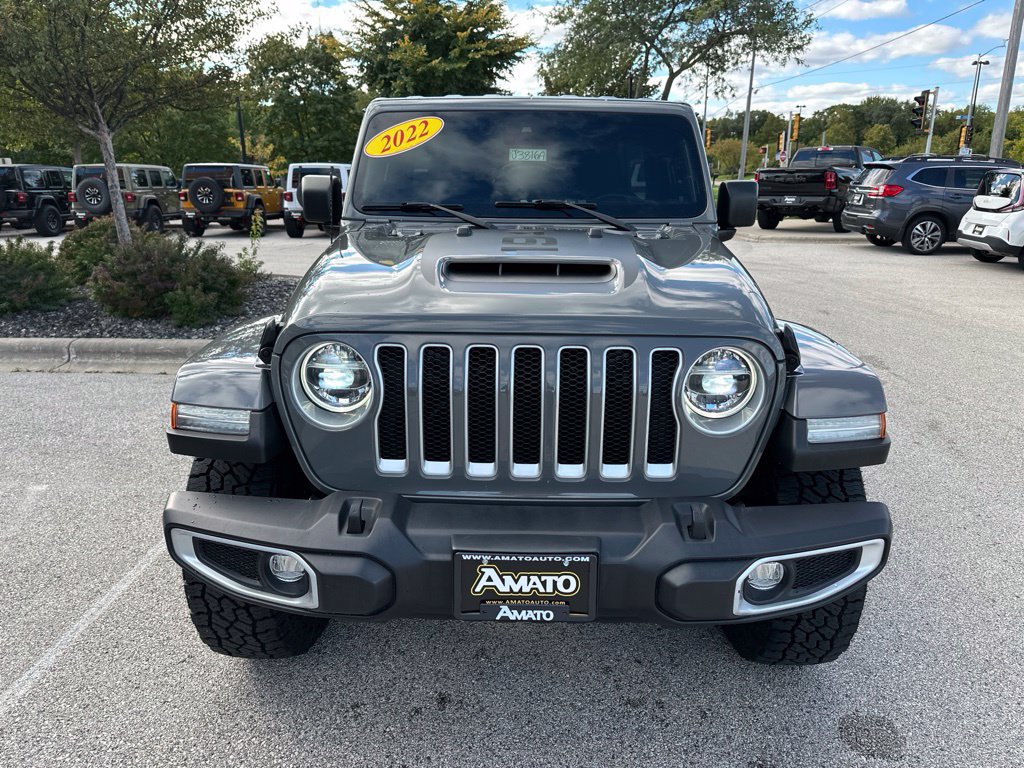 Used 2022 Jeep Wrangler Unlimited Sahara w/ LED Lighting Group AWD/4WD image 6