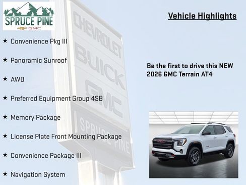 New 2026 GMC Terrain AT4 w/ Convenience Package III image 5