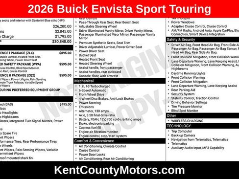 Used 2026 Buick Envista Sport Touring w/ Convenience I Package FWD image 1