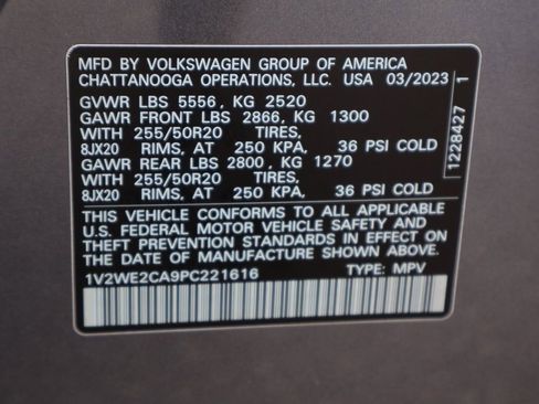 Used 2023 Volkswagen Atlas Cross Sport SE w/ Black Wheel Package image 27