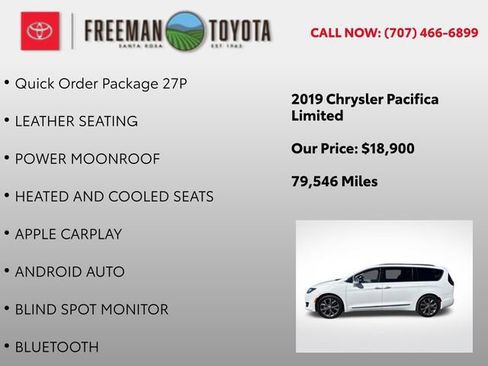 Used 2019 Chrysler Pacifica Limited FWD image 5