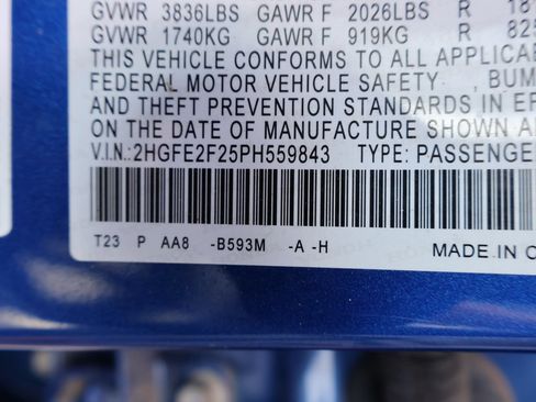 Used 2023 Honda Civic LX image 12