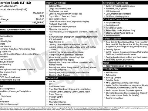 Used 2021 Chevrolet Spark LT FWD image 3