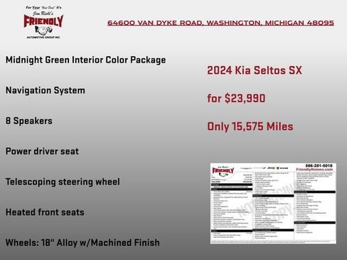 Used 2024 Kia Seltos SX image 3