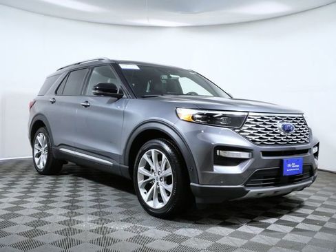 Certified 2021 Ford Explorer Platinum w/ Equipment Group 601A AWD/4WD image 1