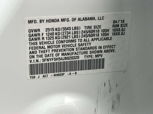 Used 2018 Honda Pilot EX-L image 25