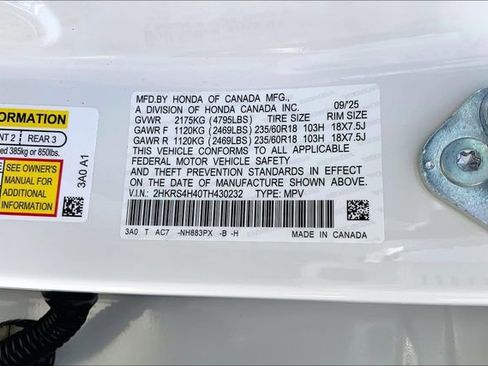 New 2026 Honda CR-V EX image 13