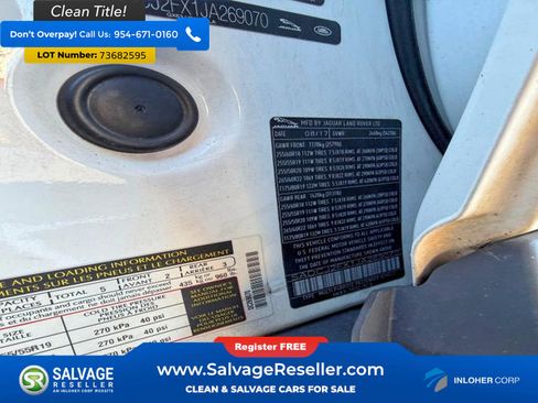 Used 2018 Jaguar F-PACE Premium image 15