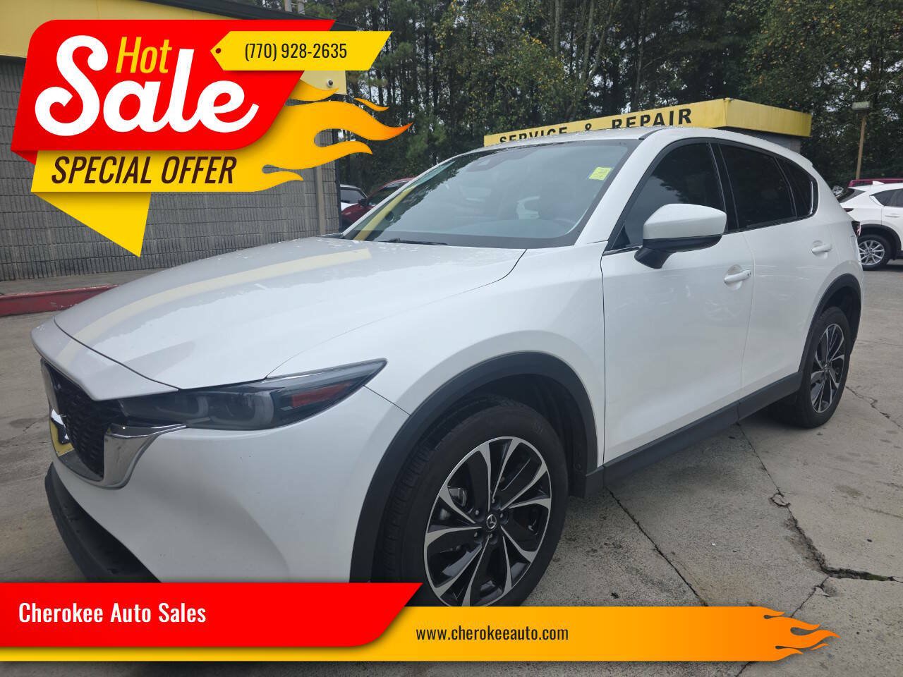 Used 2023 MAZDA CX-5 AWD 2.5 S w/ Premium Package image 1