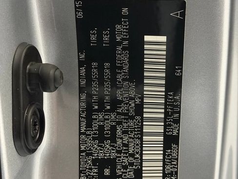 Used 2015 Toyota Sienna LE AWD/4WD image 22