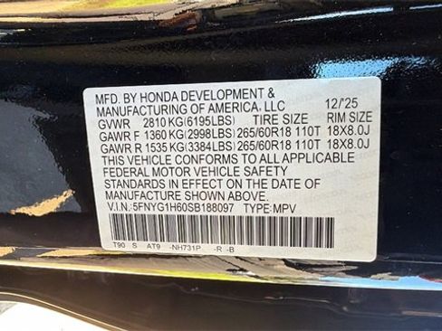 New 2025 Honda Pilot TrailSport image 33