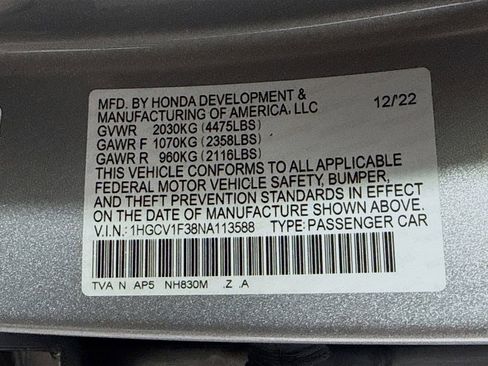 Used 2022 Honda Accord Sport image 42