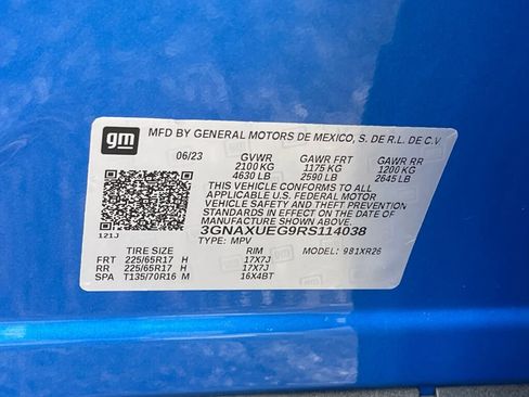 Certified 2024 Chevrolet Equinox LT w/ LPO, Floor Liner Package image 25