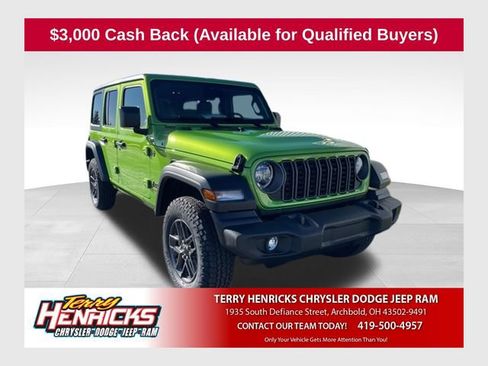 New 2026 Jeep Wrangler Unlimited Sport AWD/4WD image 1