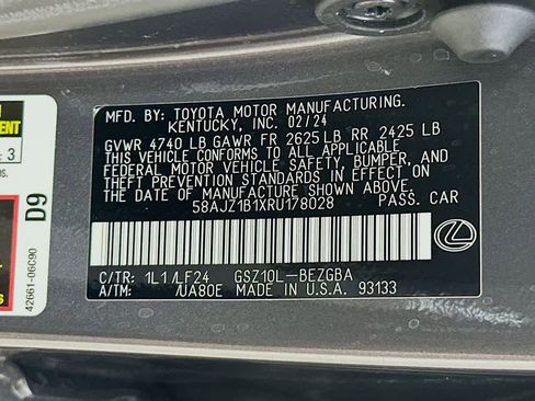Used 2024 Lexus ES 350 F Sport FWD image 23