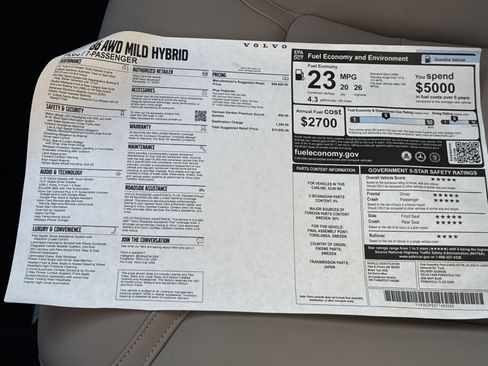 New 2026 Volvo XC90 B6 Plus AWD/4WD image 34
