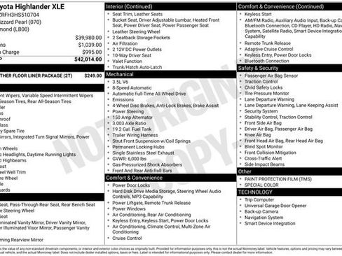 Used 2017 Toyota Highlander XLE image 36